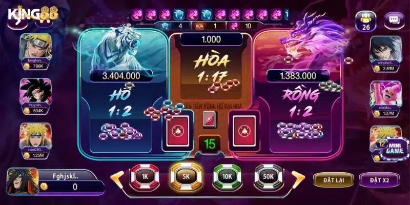 Thông tin chung về game Rồng Hổ