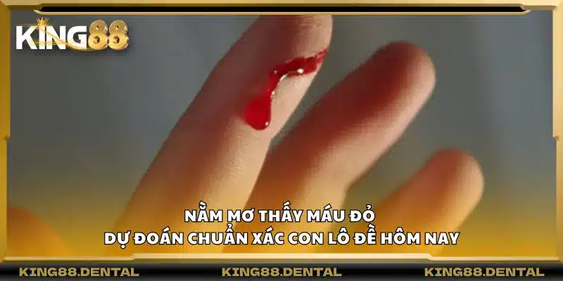 Nằm mơ thấy máu đỏ – Dự đoán chuẩn xác con lô đề hôm nay
