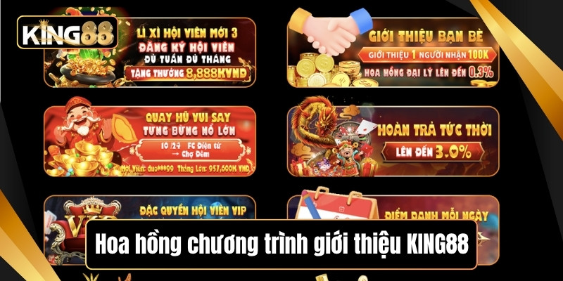 Hoa hồng chương trình giới thiệu KING88